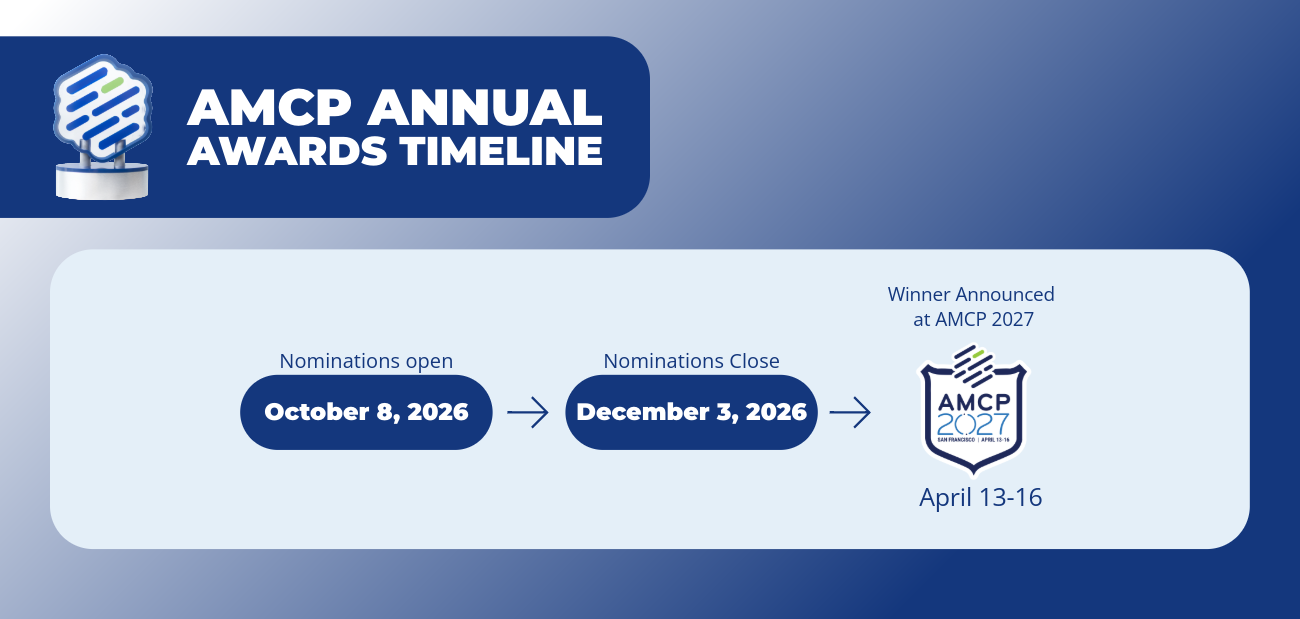 AMCP 2027 Awards Timeline