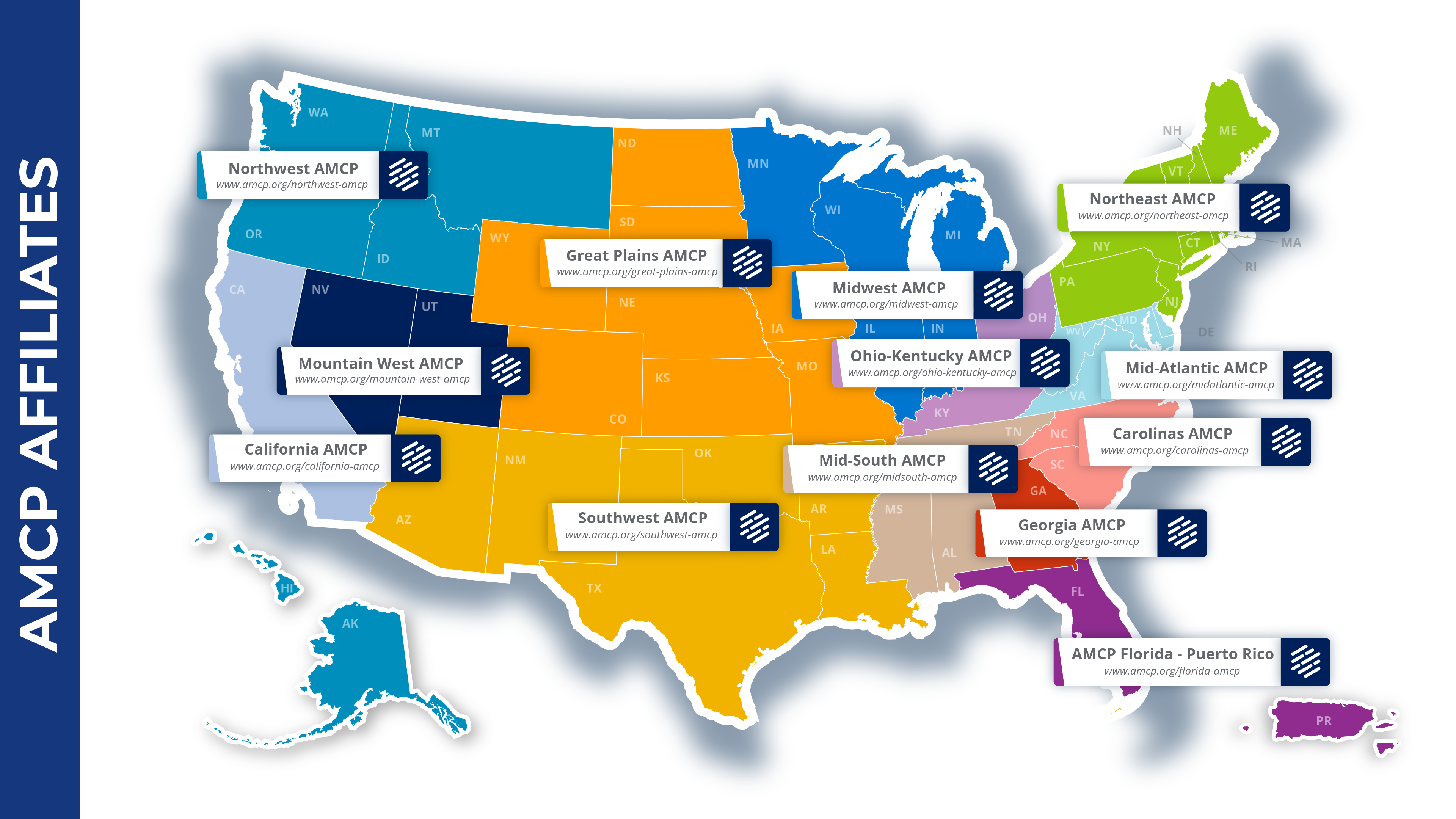 2026 AMCP Affiliate Map