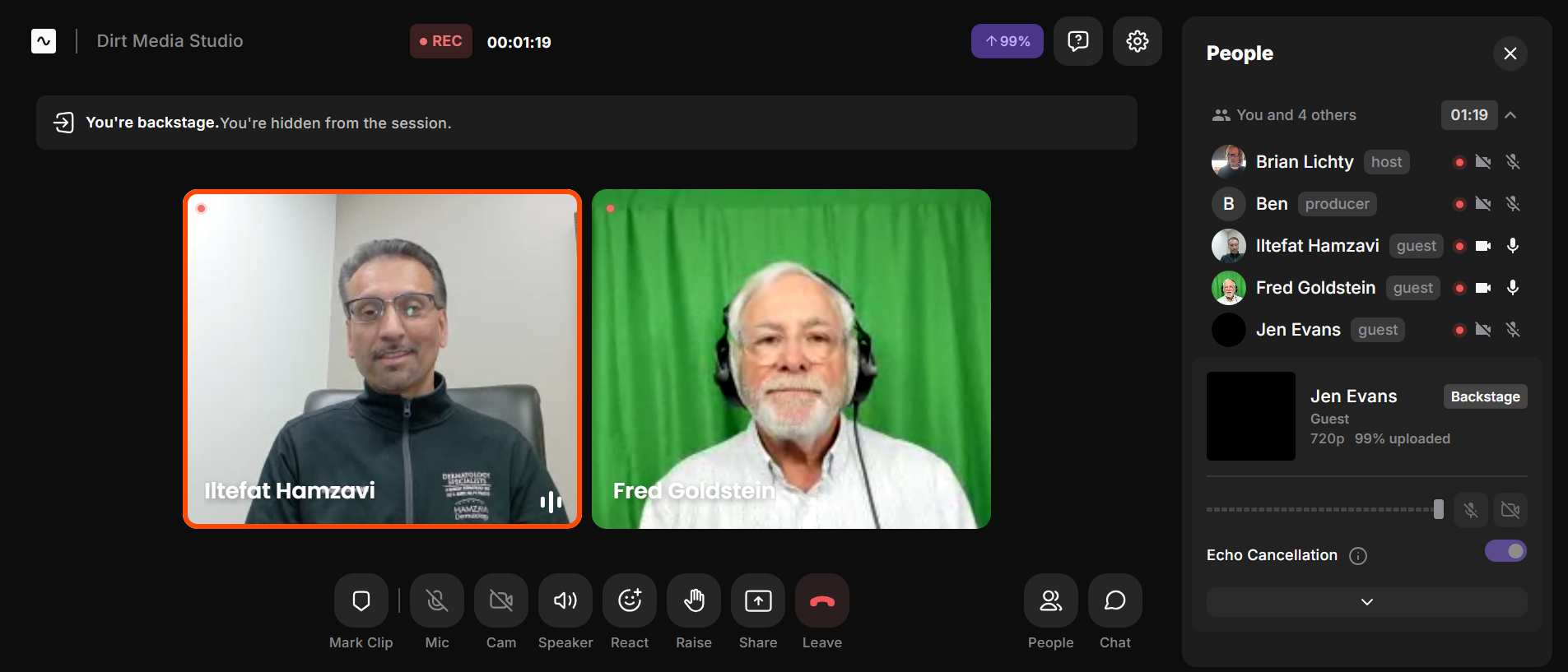 Unscripted Podcast BTS