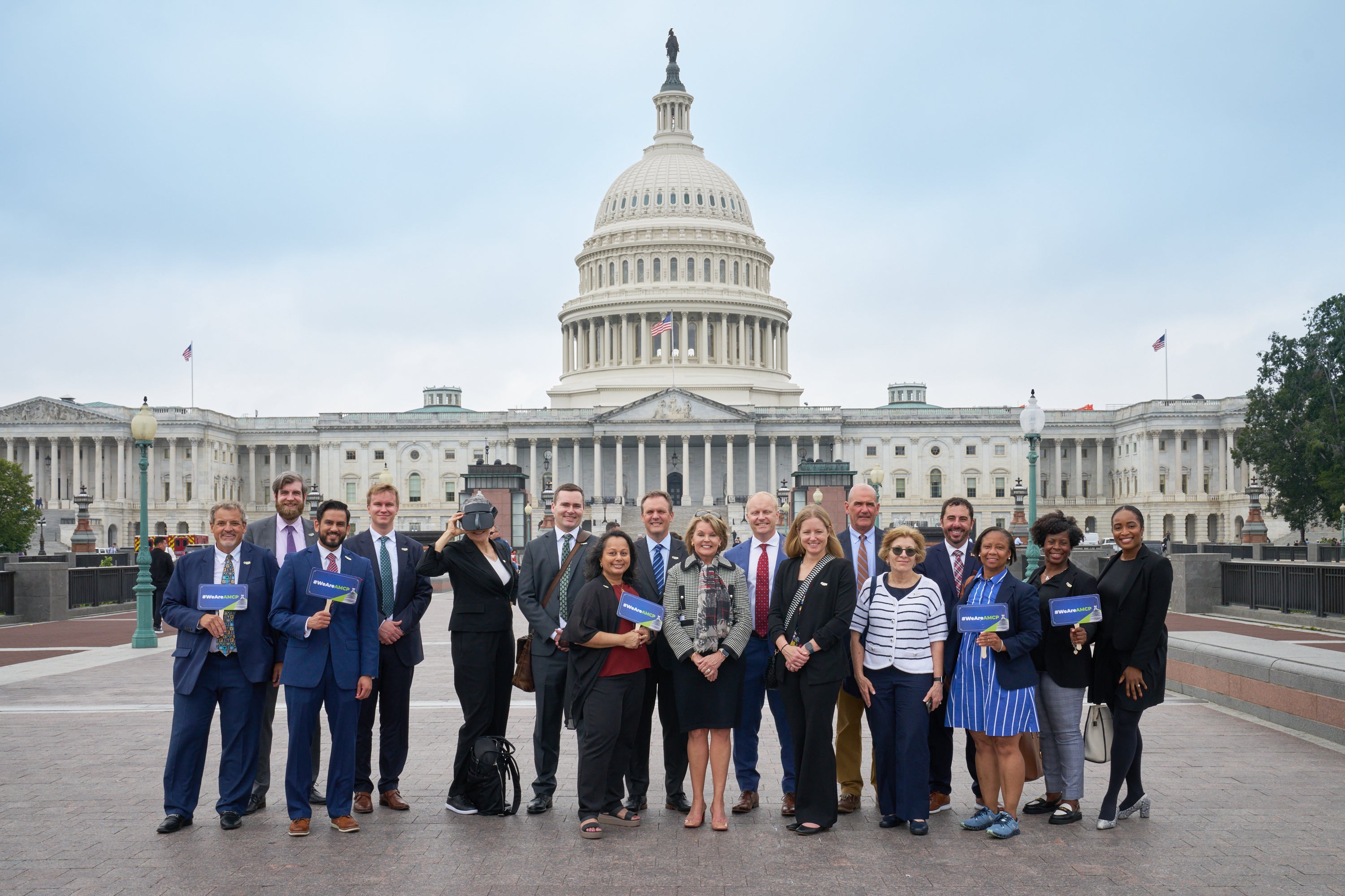 Group in front of capitol