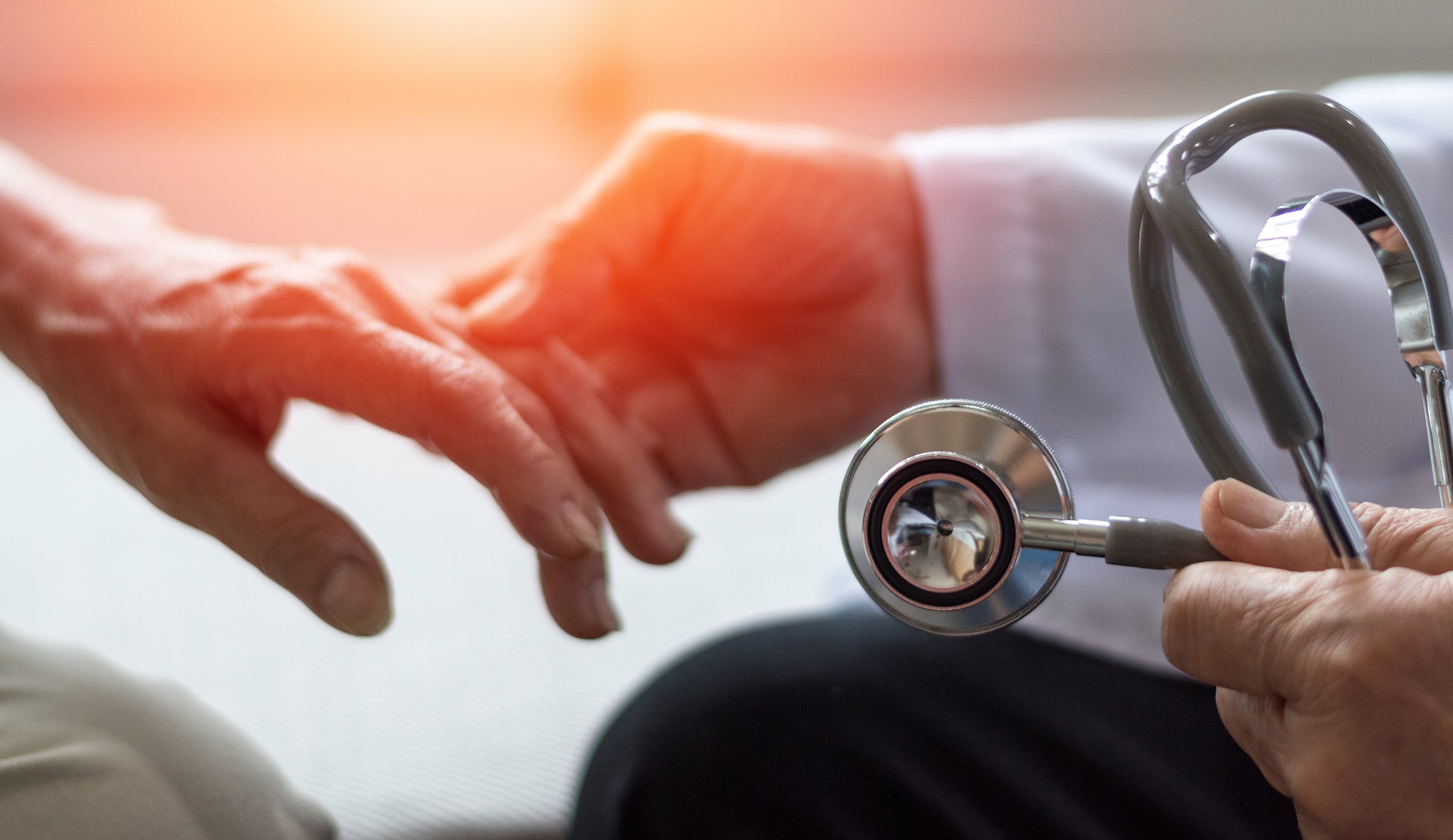 A doctor and patient