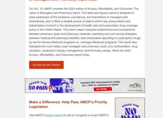 AMCP Legislative & Regulatory Briefing — October 2024 