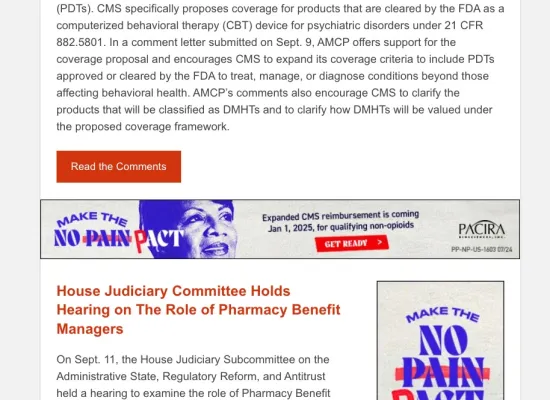 AMCP Legislative & Regulatory Briefing — September 2024 - Preview