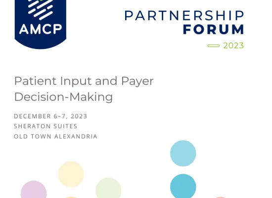 Patient Input and Payer Decision-Making Forum