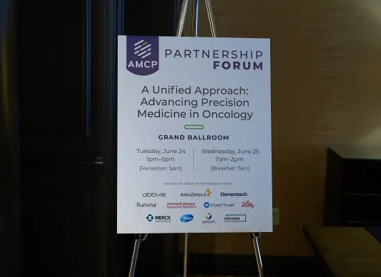 Partnership Forum Sign