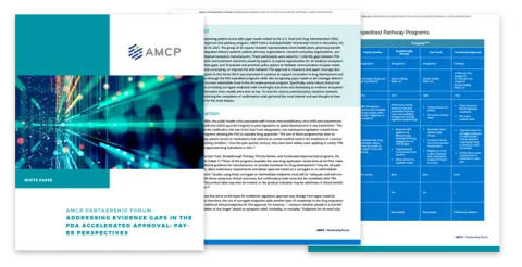 Addressing-Evidence-Gaps-in-Accelerated Approval Programs Payer Perspectives - Cover