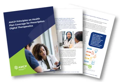 AMCP Principles on Health Plan Coverage for Prescription Digital Therapeutics Cover