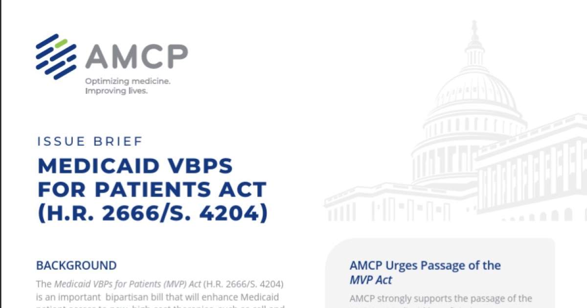 Value in Medicaid | AMCP.org